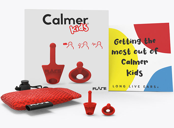 Calmer Kids is a tiny in-ear device that helps children to manage sensitive hearing.