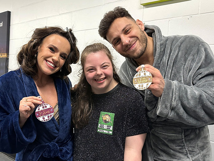 Derwen College student Alice Glennon has been recognised with a prestigious national award for her outstanding work promoting Makaton signing in the media, including on television’s Strictly Come Dancing.