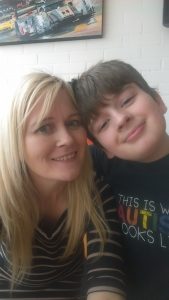 Parents speak out over lack of support: Alicia McColl with Kian