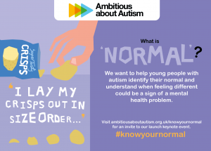 Ambitious about Autism invite you to ‘Know your normal’