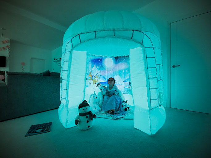 PODS is the ultimate sensory play space that provides a themed experience to house-bound adventurers.