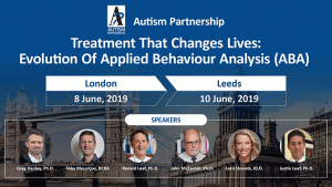 Autism Partnership (providers of ABA with over 40 years of experience) are hosting a conference to discuss evolution in the field of Applied Behaviour Analysis and how your children, clients and students on the autism spectrum can benefit from it.