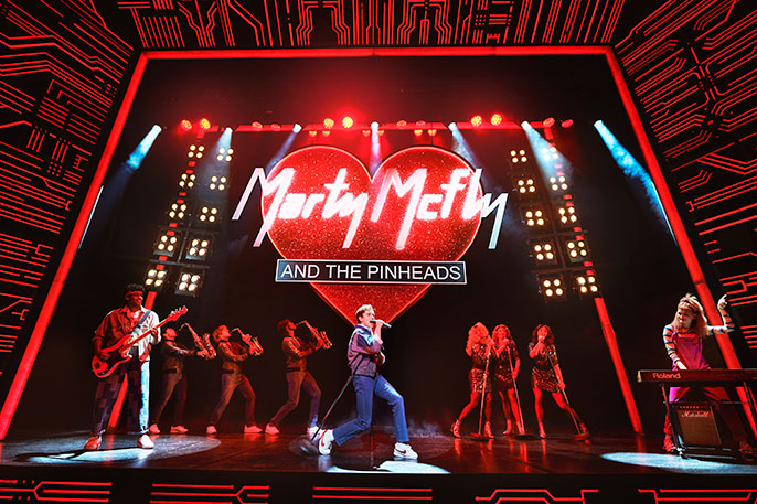 The winner of Best New Musical at the Olivier and WhatsOnStage Awards – Back to the Future The Musical – is welcoming audiences to Hill Valley for a Relaxed Performance, on Sunday 9th March 2024, at 3pm at the Adelphi Theatre.