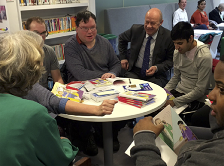 Books help people with learning disabilities into work: Beyond Words launch