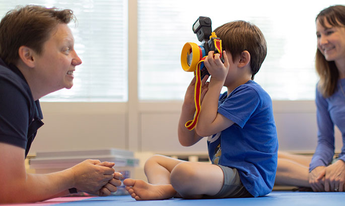 DIRFloortime® is a comprehensive, relationship-based model of intervention for children and adults who have challenges in relating and communicating, including autism.