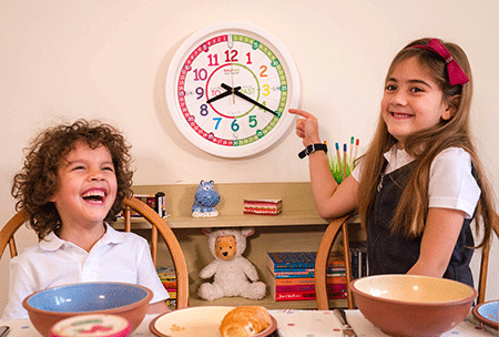 Learning to tell the time for most children is a challenge. For those with autism it can be particularly baffling, but many have found help from EasyRead Time Teacher’s clocks and watches