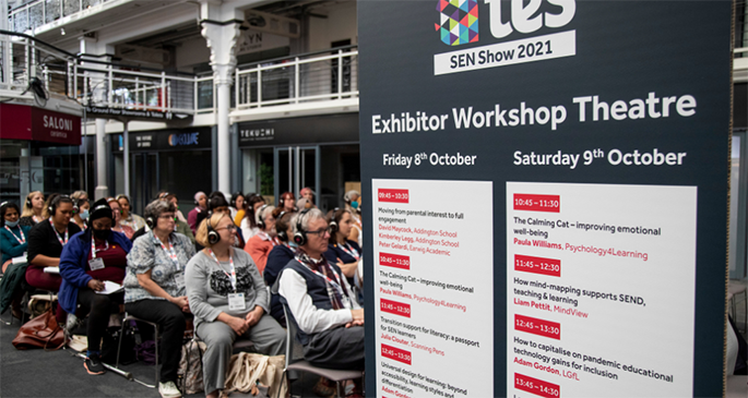 The Tes SEND Show returns to the Business Design Centre, London on 13 & 14 October 2023.
