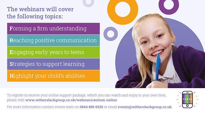 Witherslack Group are launching a free online series of webinars to help parents and carers continue to get the support and advice they need during this challenging year.