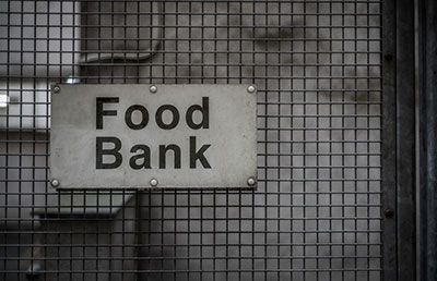 Carers are turning to food banks as they struggle for work and support during the pandemic.