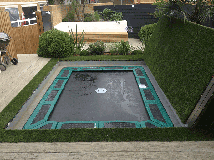 Sunken trampolines: brilliant new models are great for families and ideal for schools