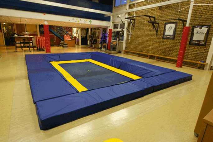 Sunken trampolines: brilliant new models are great for families and ideal for schools