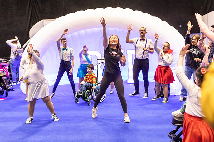 At Kidz to Adultz we lead the way by welcoming everybody to free exhibitions where potential is developed and connections are made. Each event is dedicated to children and young people with disabilities or additional needs.