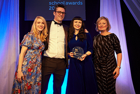 The Holmewood School, a 7-19 years autism specialist school near Finchley, London, has won two prestigious awards at the Tes Independent School Awards 2019.