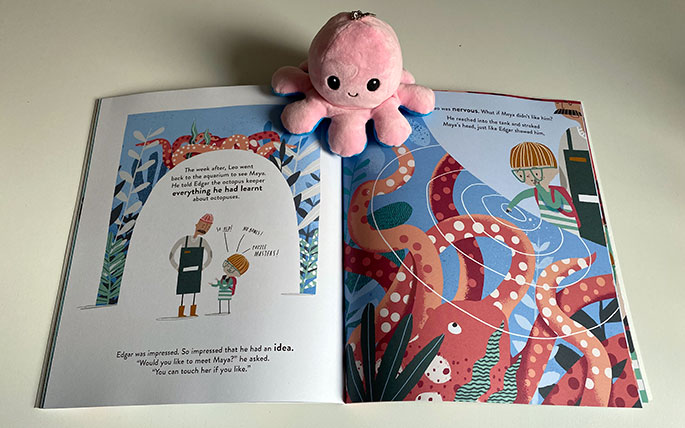 Leo and Octopus, by Isabelle Marinov, illustrated by Chris Nixon, is a sensitive and perceptive story about a little boy who struggles to make sense of the world until he meets Maya the octopus.