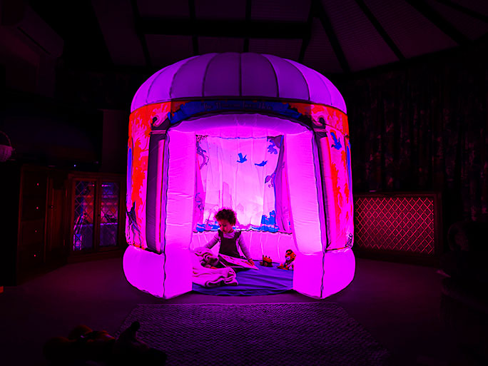 PODS is the ultimate sensory play space that provides a themed experience to house-bound adventurers.