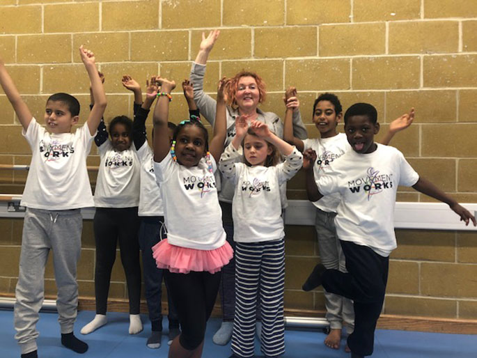 MovementWorks is an organisation that provides high-quality movement and dance education and promotes 'Action For Learning, Health and Well-Being'