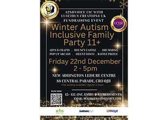 Fundraising Winter Autism Family Inclusive Party - 11+