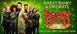 Following their record-breaking Cliffs Pavilion pantomime debut in Aladdin last year, Ashley Banjo and Diversity are back to star in this year’s must-see show, Robin Hood and the Merry Men, and are joined by renowned musician, actor and comedian Kev Orkian.