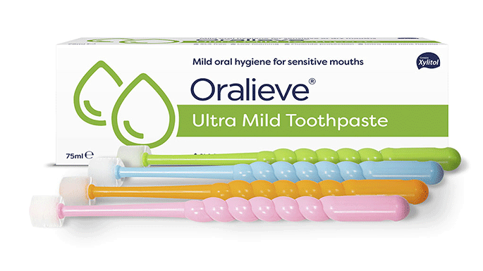 If you or your child struggle with the strong minty flavour of regular toothpastes, Oralieve Ultra Mild toothpaste can help.