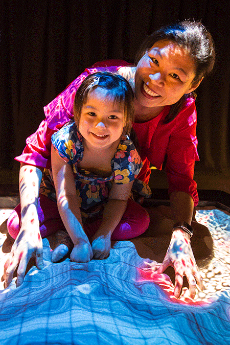 Southbank Centre: adults and children alike will love the giant sandpits at Soundpit. With interactive graphics and melodies, this is creative play that stimulates the senses.