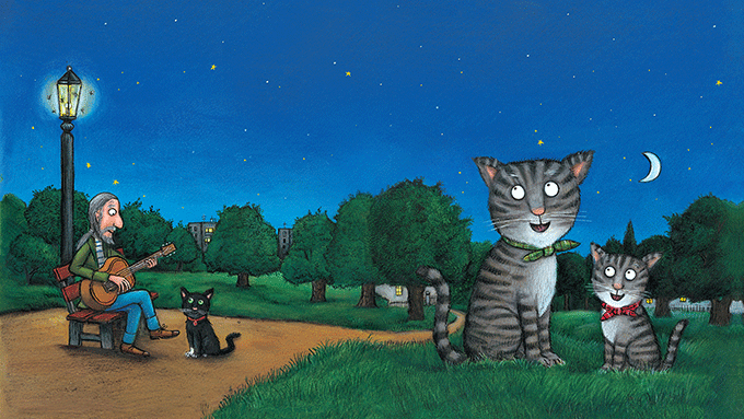 Southbank Centre this Easter: enjoy original songs and a sprinkling of magic in the heart-warming family show Tabby McTat, based on the book by Julia Donaldson and Axel Scheffler.