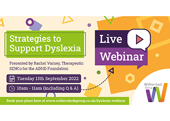 A live webinar with Rachel Varney, Therapeutic SENCo for the ADHD Foundation offering advice and support to parents and carers of neurodiverse children and young people. In this webinar, we will look at strategies to support a child with dyslexia and build confidence.