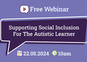 Free webinar exploring how to create environments, systems and opportunities for autistic children so they can fully participate