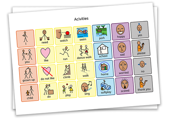 Two new autism resource packs from Widgit are designed to support communication, interaction and visual learning at home and school.